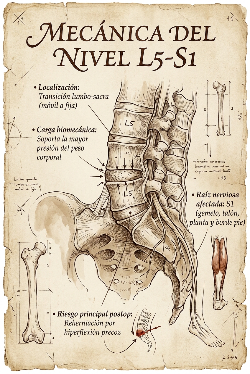 señales alarma microdiscetomía lumbar